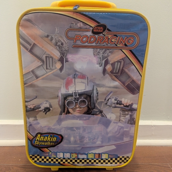 Star Wars Other - Vintage Star Wars Anakin Skywalker PodRacer Rolling Carry On Suitcase